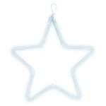 Motif lumineux etoile blanche