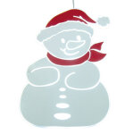 Motif lumineux  led bonhomme de neige blachre