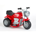 Moto lectrique cruiser 3 roues rouge 6v enfant