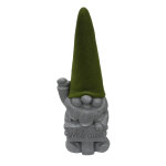 Nain de jardin gris 62 cm welcome