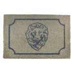Paillason en fibre de coco rectangle tete de lion Paillason en fibre de coco rectangle tete de lion