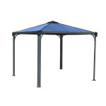 Palram canopia, tonnelle de jardin palermo 3x3 gris