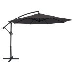 Parasol déporté 3. 5m gris ardoise bahamas Parasol déporté 3. 5m gris ardoise bahamas