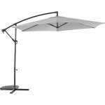 Parasol dport 3m gris galet guadeloupe