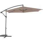 Parasol dport 3m taupe guadeloupe