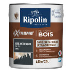 Peinture pour bois ripolin gris anthracite 2. 5l