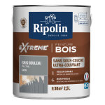 Peinture pour bois ripolin gris bouleau 2. 5l