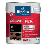Peinture pour fer ripolin noir brillant 2l
