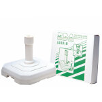 Pied de parasol carr blanc
