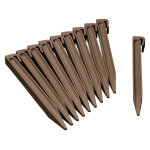 Piquets pour bordures taupe h26