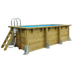 Piscine bois azura 4, 50 x 2, 50 x 1, 26 m