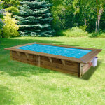 Piscine bois familiale azura 3, 50 x 2, 00 x 0, 71m