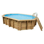 Piscine bois oca 3, 55 x 5, 50 x 1, 20m