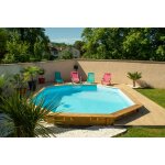 Piscine bois pretoria 6, 60 x 4, 80 x 1, 30 m hors sol ou enterre