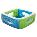 Piscine enfant gonflable carre bestway avec hublots 168 x 168 x 56 cm
