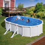 Piscine hors sol acier 6, 34 x 3, 99 x 1, 32 m