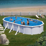 Piscine hors sol acier 7, 44 x 3, 99 x 1, 32 m Piscine hors sol acier 7, 44 x 3, 99 x 1, 32 m