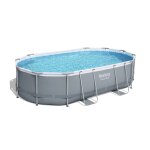 Bestway piscine tubulaire ovale power steel 4, 88 x 3, 05m x 1, 07 m