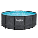 Piscine tubulaire ronde 3m66 x 1m22 avec filtration cartouche