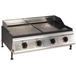 Plancha gaz estadilla 4 bruleurs