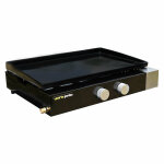 Plancha gaz en fonte finesta 2 bruleurs