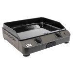 Plancha gaz fusion 60 gris cargo 2 brleurs
