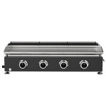Plancha gaz en inox 4 brleurs maine