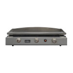 Plancha inox lagoa, 3 feux, plancha tonio