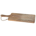 Planche  dcouper en bois motif fleuri