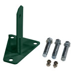 Platine de fixation pour poteau clture h vert