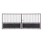 Portail fer battant 3m x h. 1, 2m noir mimosa