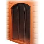 Porte en pvc 34 x 52 cm pour niche chien
