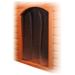 Porte en pvc 34 x h 47 cm pour niche chien