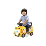 Porteur enfant school bus alphabet et chiffres