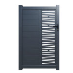 Portillon aluminium h. 1, 60m gris anthracite bondi2 Portillon aluminium h. 1, 60m gris anthracite bondi2