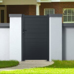 Portillon aluminium h. 1, 80m gris anthracite spring Portillon aluminium h. 1, 80m gris anthracite spring