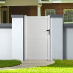 Portillon aluminium h. 1, 80m spring blanc Portillon aluminium h. 1, 80m spring blanc