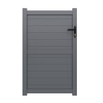Portillon aluminium h. 160cm gris clair wodonga Portillon aluminium h. 160cm gris clair wodonga