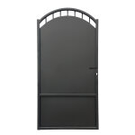 Portillon fer h. 2m belladone noir mat
