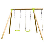 Portique en bois 2m30 avec balanoire 3 places kalao