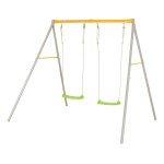 Portique en métal 1m90 avec balançoire 2 places Portique en métal 1m90 avec balançoire 2 places