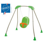 Portique en métal avec balançoire pour bébé pliable trigano tapou Portique en métal avec balançoire pour bébé pliable trigano tapou