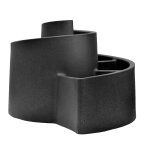 Pot escalier stone h. 50 cm anthracite
