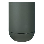 Pot haut rond granit tulipe anthracite  50cm x h. 71cm