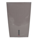 Pot en plastique carr haut  reserve d'eau eva d. 68. 5cm 69l taupe