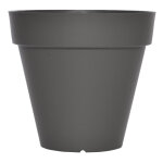 Pot rond cerla d. 60 cm h. 54 cm anthracite
