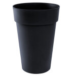 Pot rond haut toscane  46 x h. 65 cm anthracite 67l