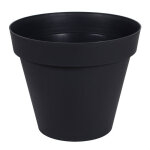 Pot rond toscane  100 cm anthracite 356l