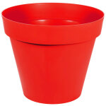 Pot rond toscane  80 cm rouge rubis 170l