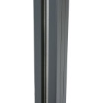 Poteau alu h. 158 cm sur platine pour kit clture alu et composite